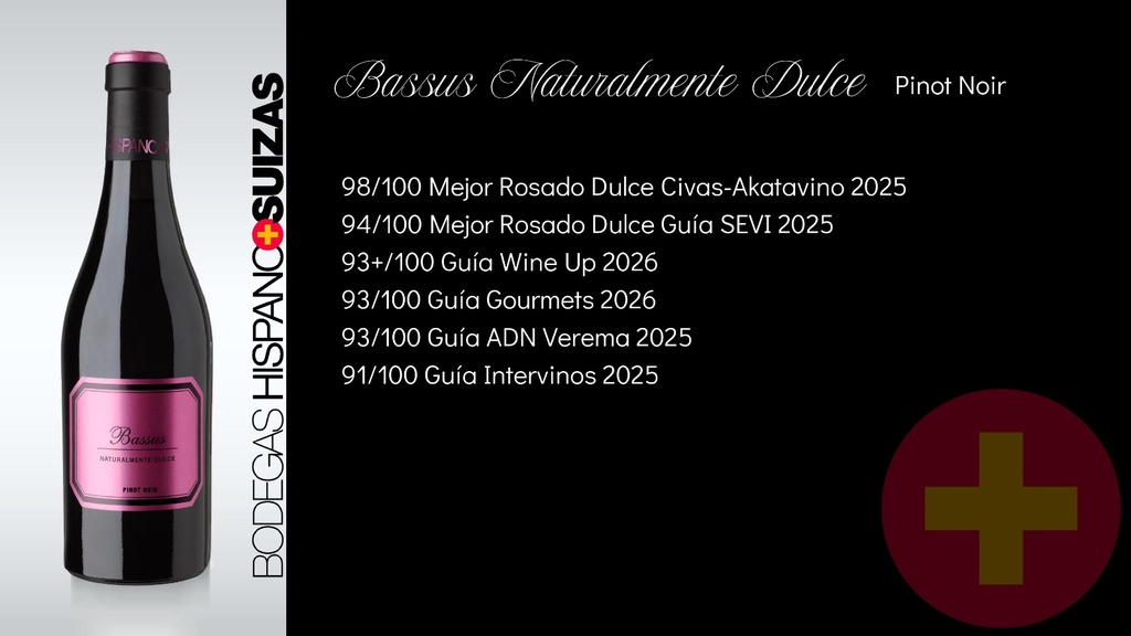 Bassus Dulce-Hispano Suiza-2024-DOP Utiel-Requena-50 cl