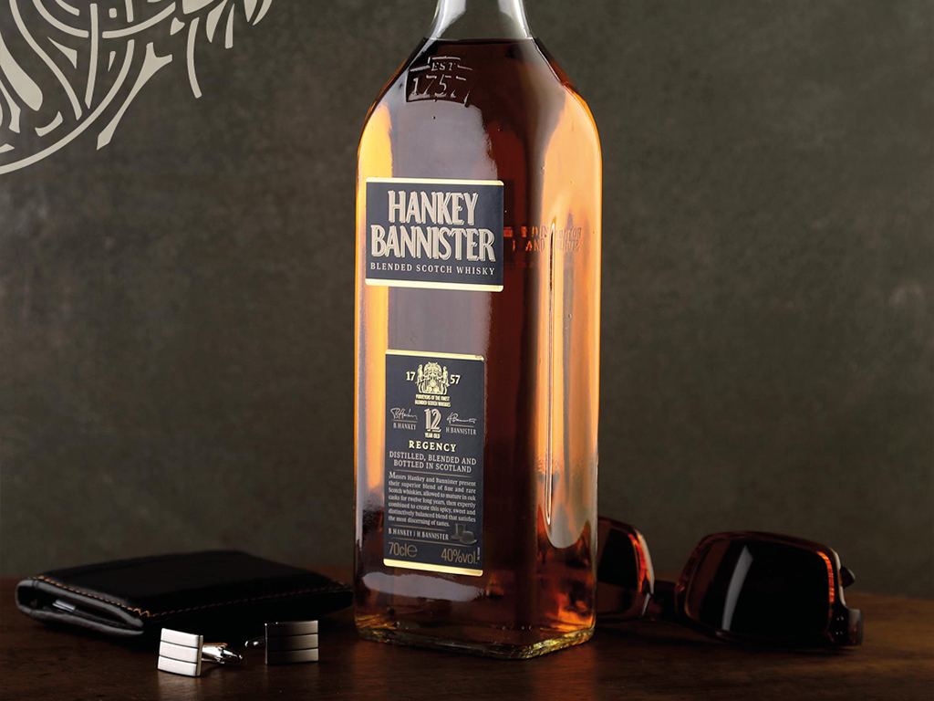 Whisky Scotch HANKEY BANNISTER 70 cl. 12 años