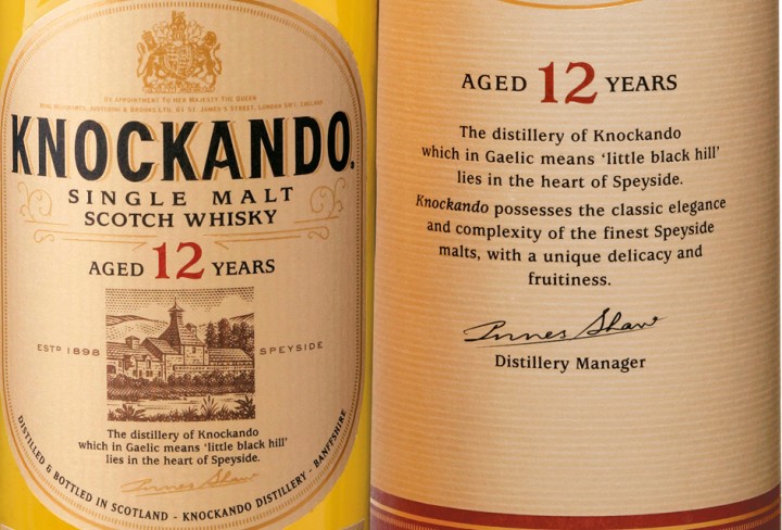 Whisky Knockando 12 Años 70 cl.