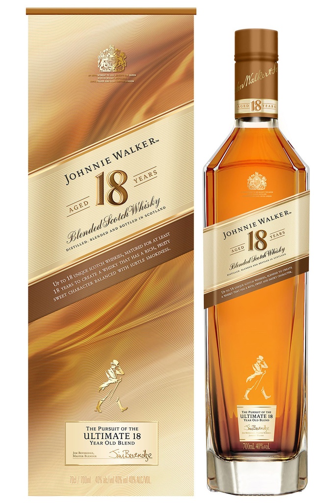 Whisky J. Walker Gold Reserva 18 años 70 cl.