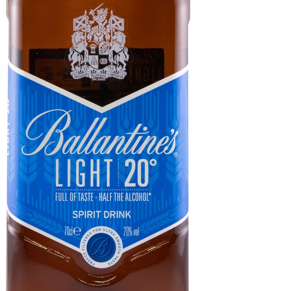 Whisky Ballantines Light 20ª 70 cl.