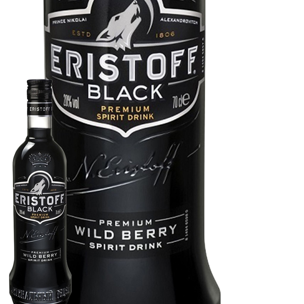 Vodka Eristoff Black 1 Litro