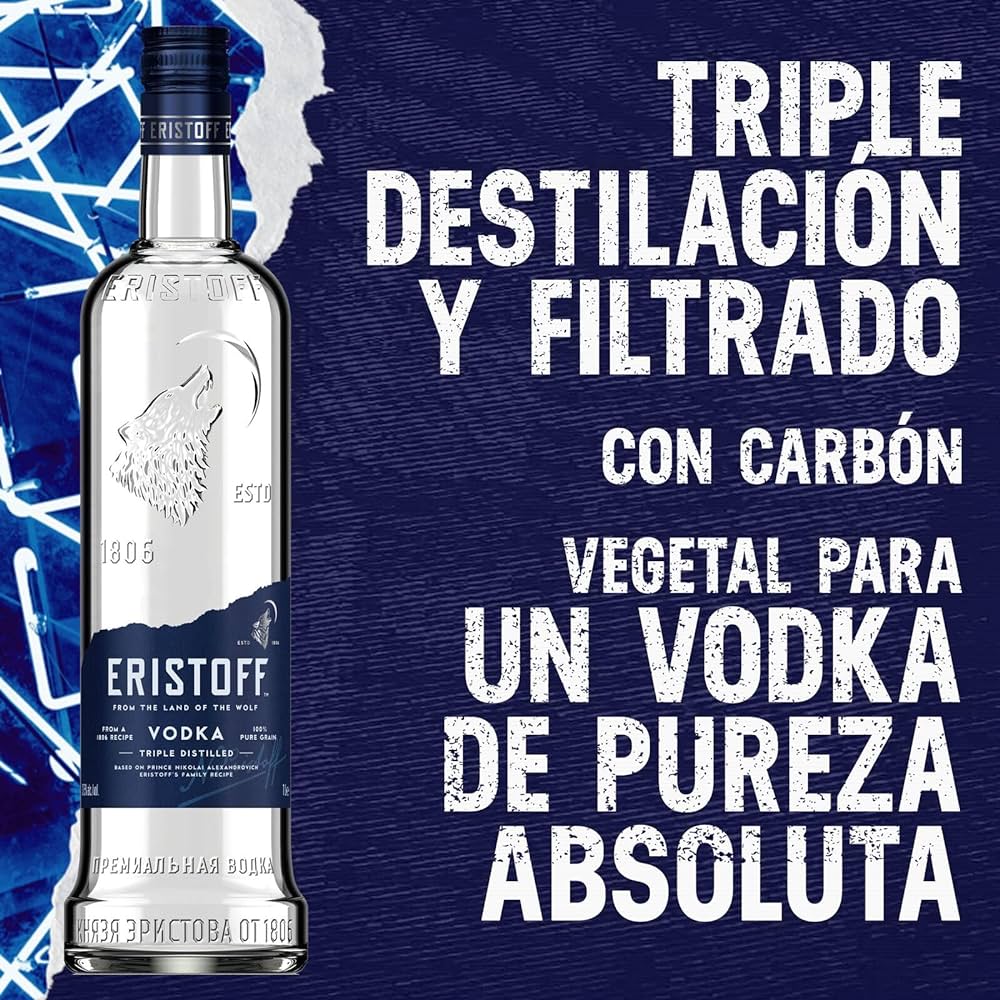 Vodka Eristoff 70 cl.