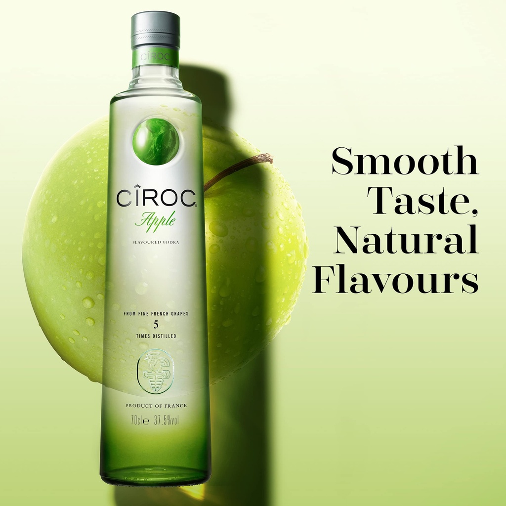 Vodka Ciroc 70 cl. Apple 