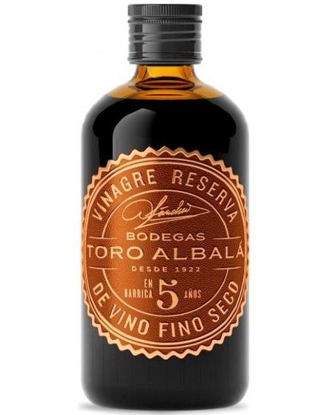 Vinagre Seco 5 años 8º, 250 ml.  Toro Albalá.