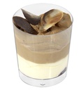 Vaso pvc PS chupito tipo cristal 16 u.