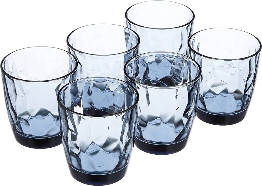 Vaso cristal Diamond DOF Azul 39 cl. unidad