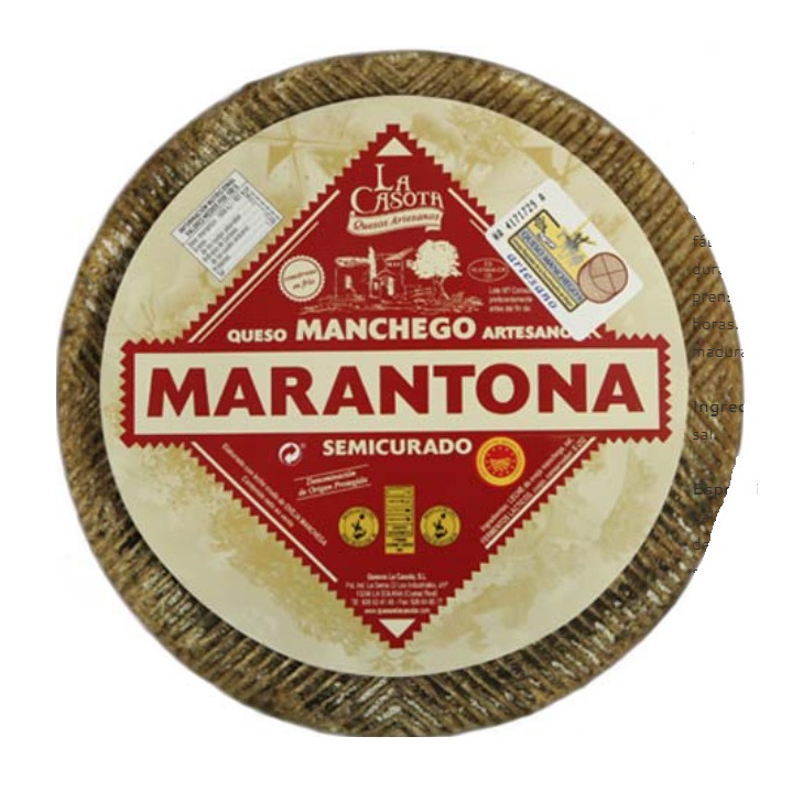 Queso Marantona Semi Oveja Entero el kg. 