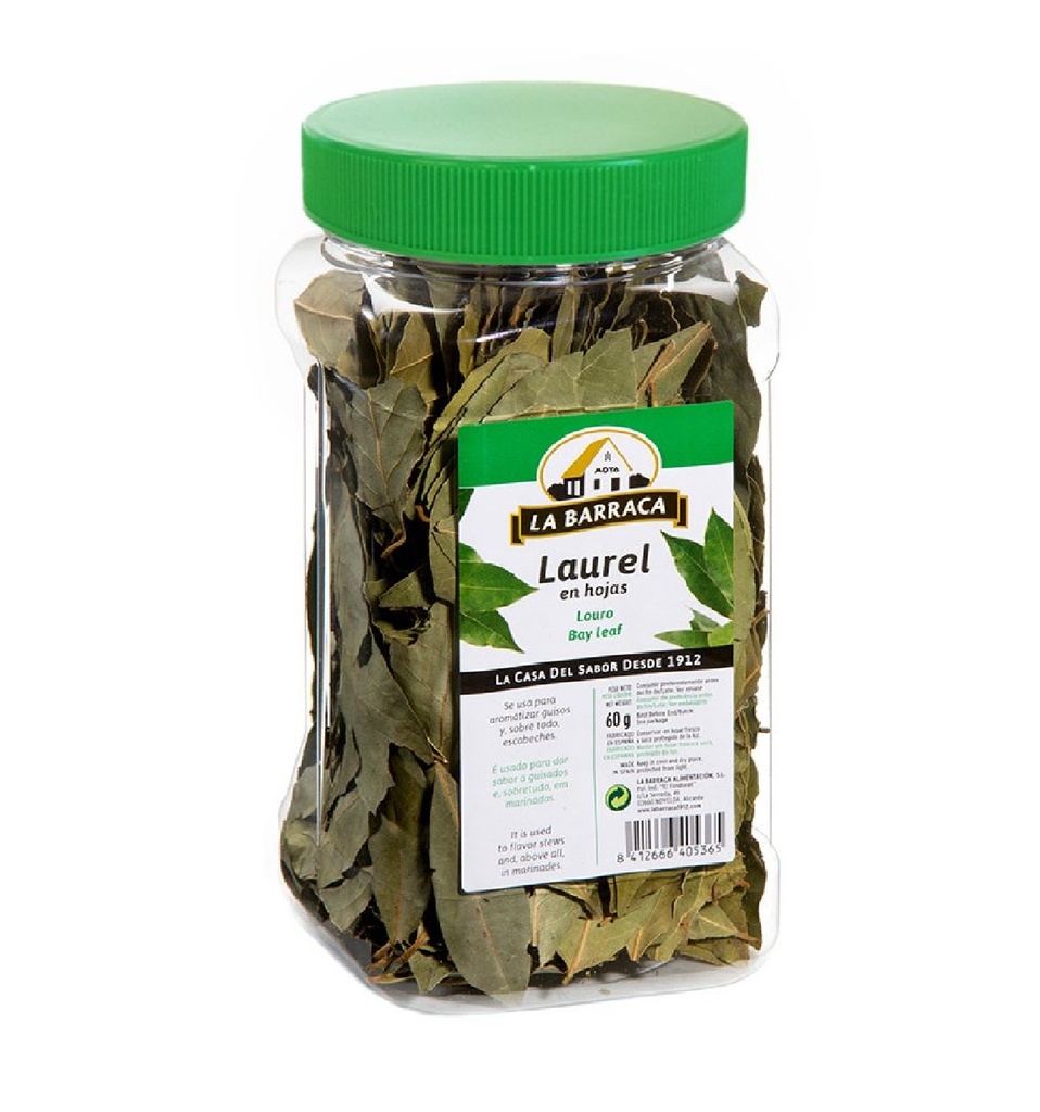 Laurel hoja La Barraca bote 500 ml. 30 gr.