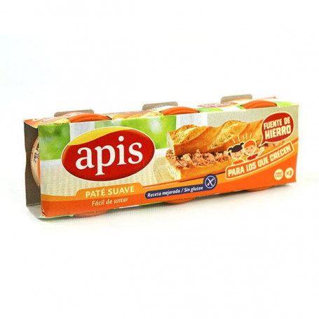 Paté Apis Suave pack-3x80 gr.