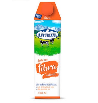 Leche Asturiana Fibra Semi 6x1L. (11599)