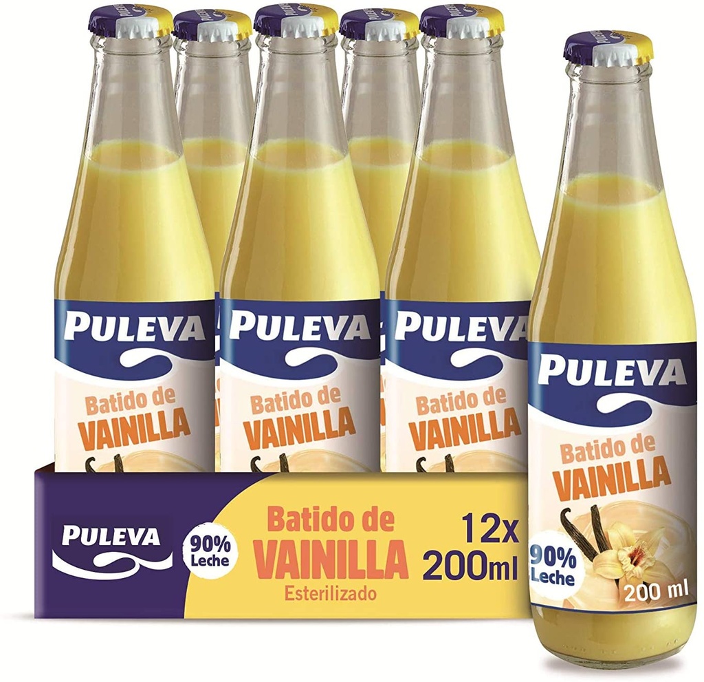 Batido Puleva Vainilla Cristal 12x200 ml.