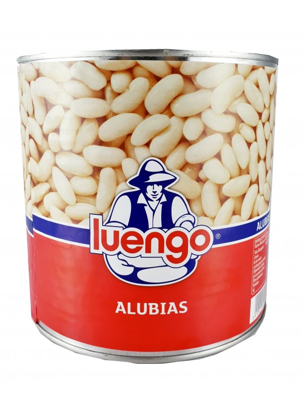 Alubia Luengo Cocida lata 3 kg.