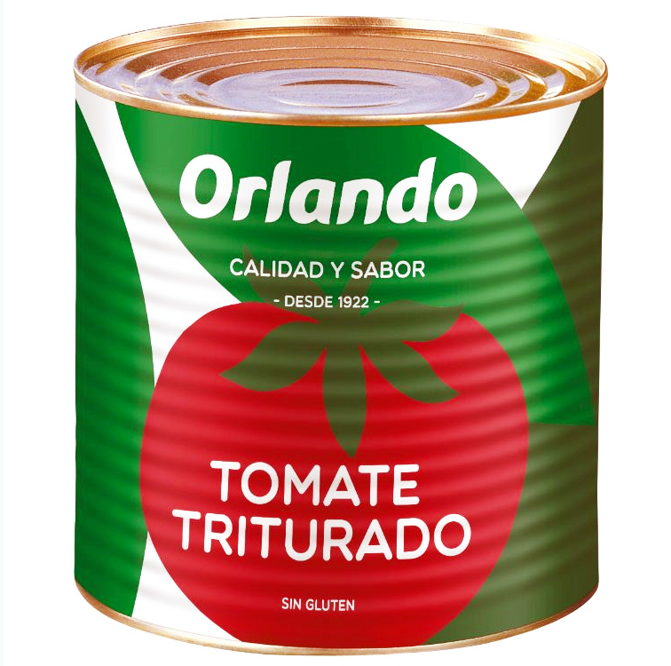 Tomate Orlando Triturado Lata 2.50 Kg.