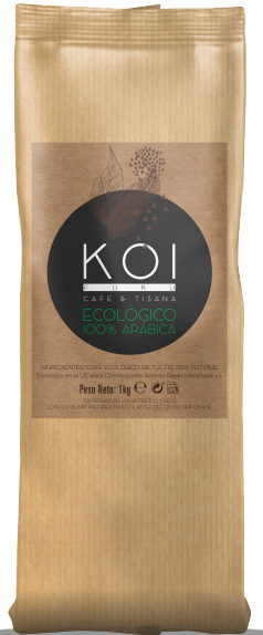 Café Ecológico Natural 100% Arábica 1 kg. KOI Café de Finca y Altura