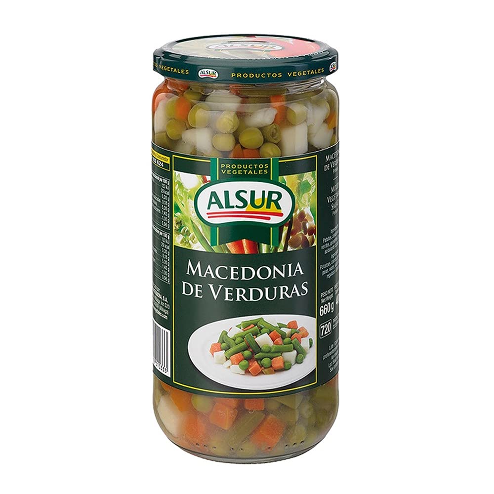 Macedonia Verduras Alsur Tarro 720 ml.