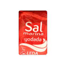 Sal.- Fina Seca Yodada 10 kg. Roja LEDA