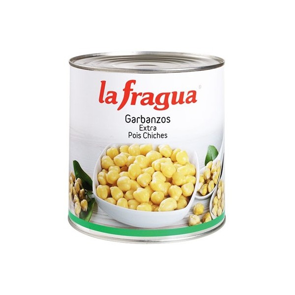 Garbanzo Cocido Extra Lata 3 kg. La Fragua