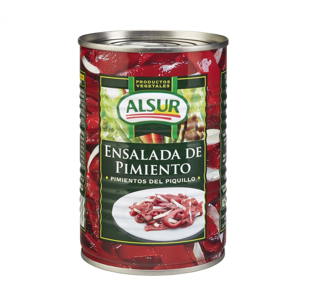 Ensalada Pimiento de Piquillo Asado  lata 500 ml. Alsur