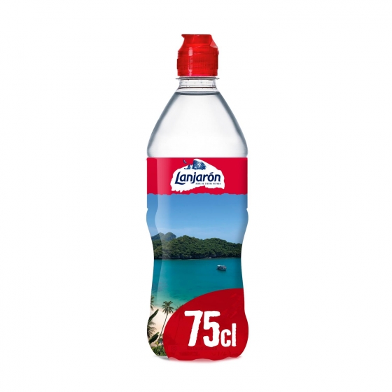 Agua Lanjaron Botella Pet 750 ml. caja 15 u.
