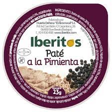 Paté Iberito 45u.x23 gr. Ibérico a la pimienta (a liquidar)