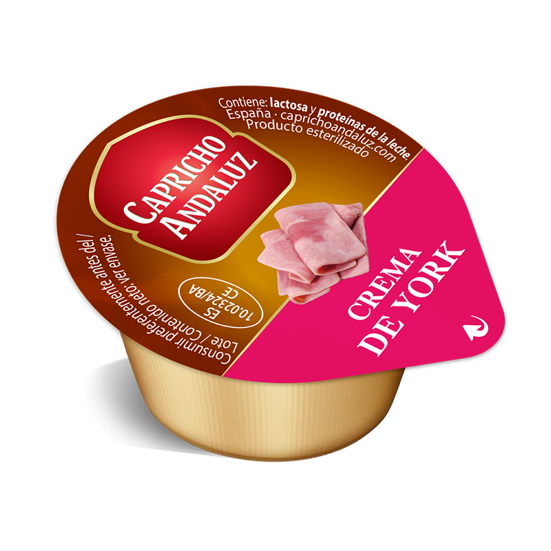 Paté monodosis Capricho 60x25 gr. Crema York