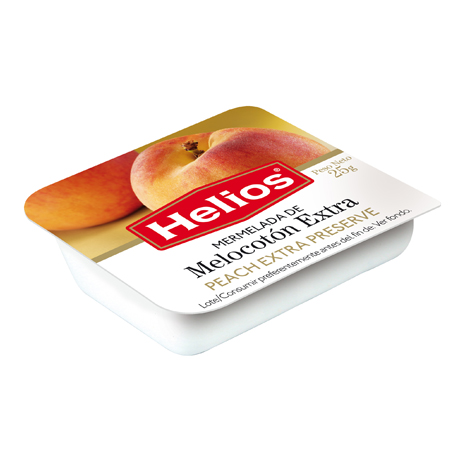 Mermelada Helios 80u.x25 gr. Melocotón