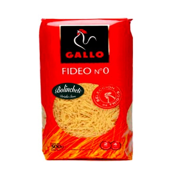 Pasta Gallo 450 gr. Fideo Nº 0