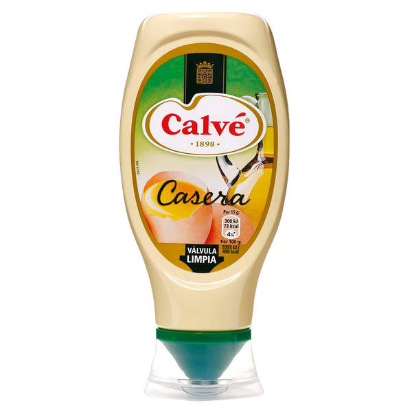 Mayonesa Calve Bocabajo 430 ml.