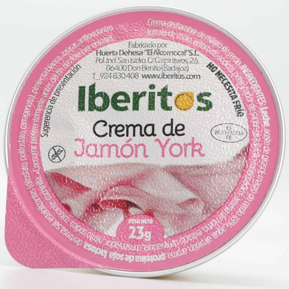 Paté monodosis Iberito 45u.x23 gr. Crema York