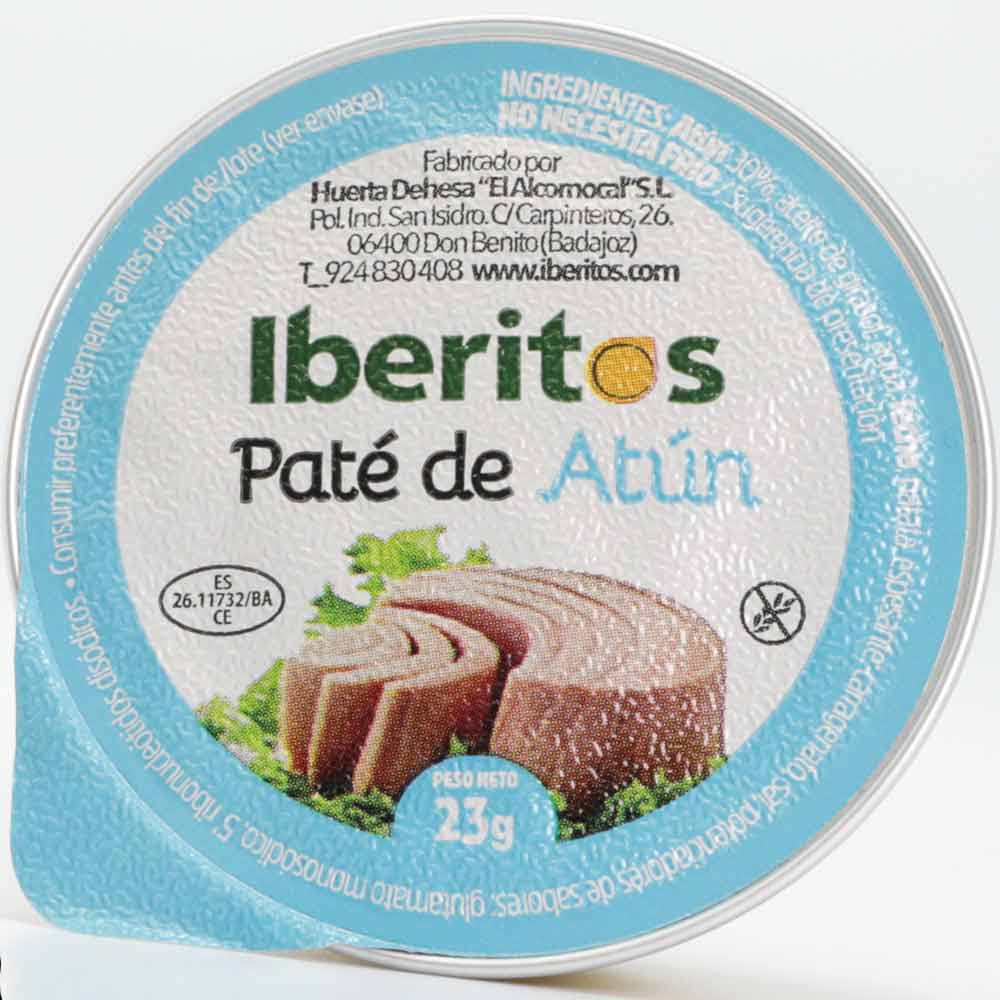 Paté monodosis Iberito 45u.x23 gr. Atún