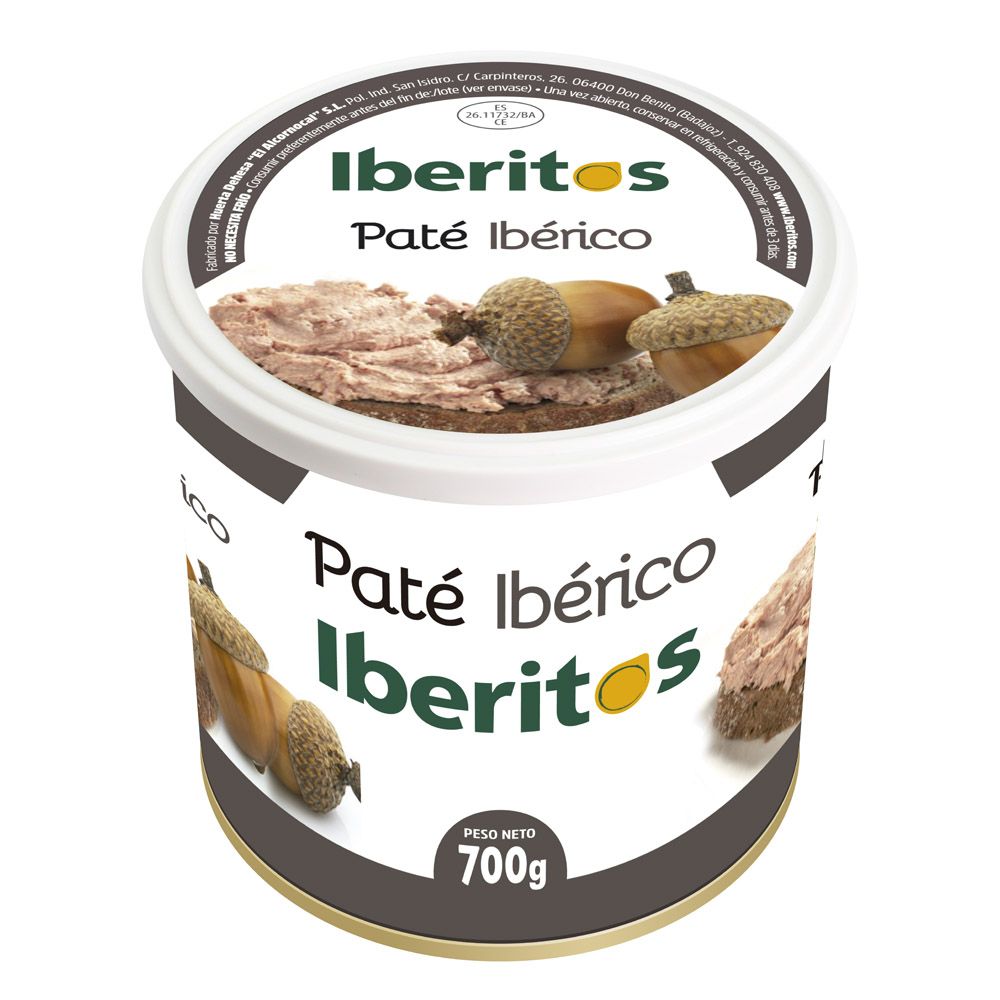 Paté Iberito 700 gr. Ibérico