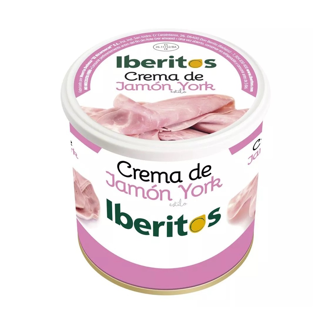 Paté Iberito 700 gr. Crema York