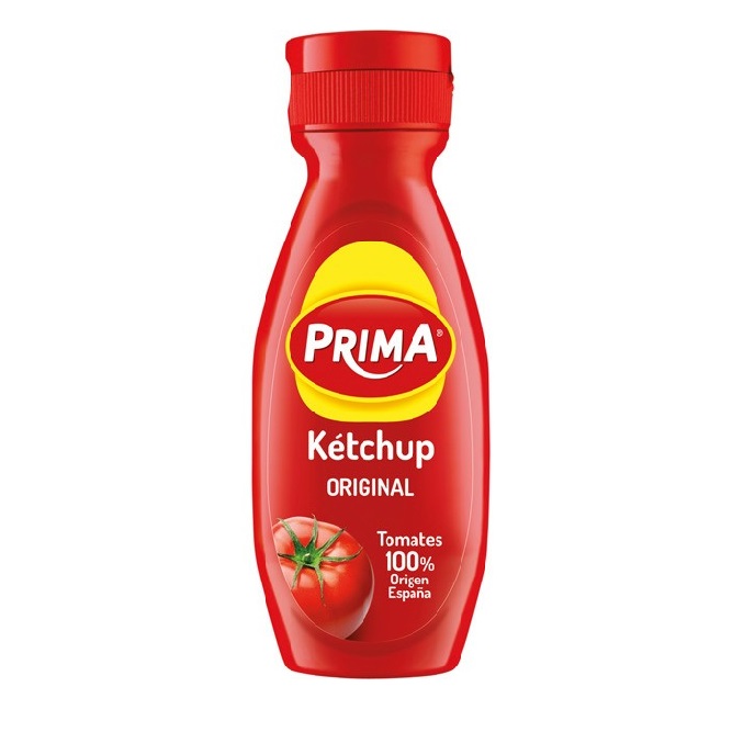 Tomate Ketchup Prima Bocabajo 290 gr. clásico