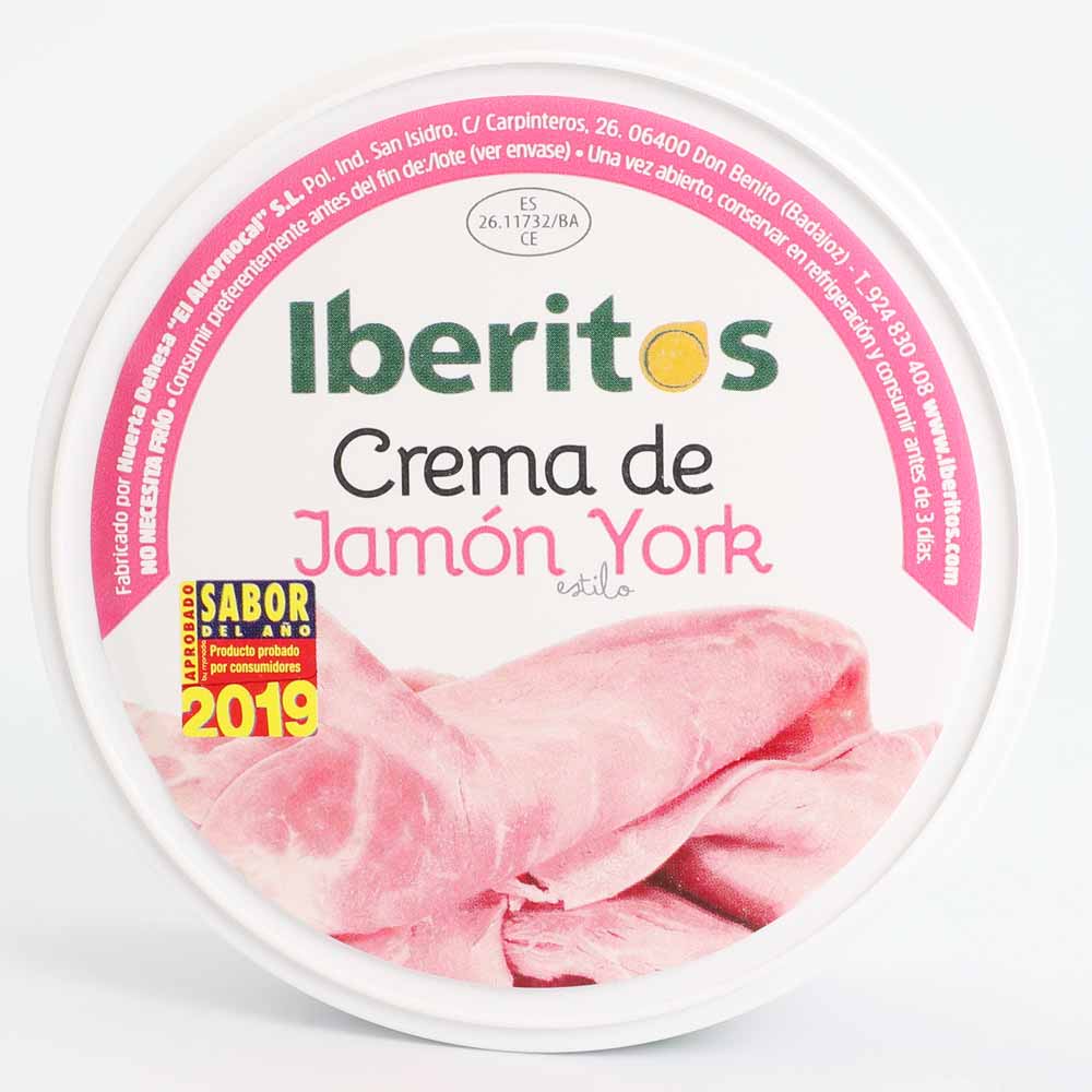 Paté Iberito Expositor 100x23 gr. Crema York