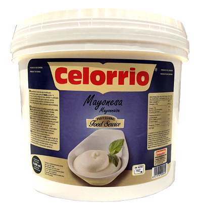 Mayonesa (65% Girasol) Cubo 3.6 kg. Celorrio