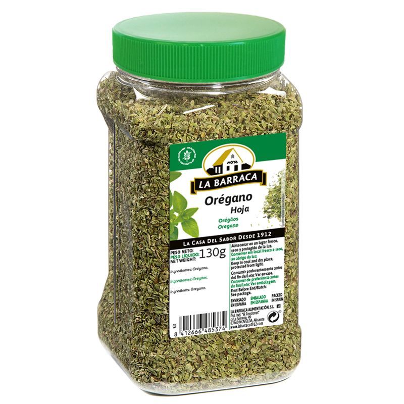 Orégano Hoja La Barraca bote 1 L. 130 gr.