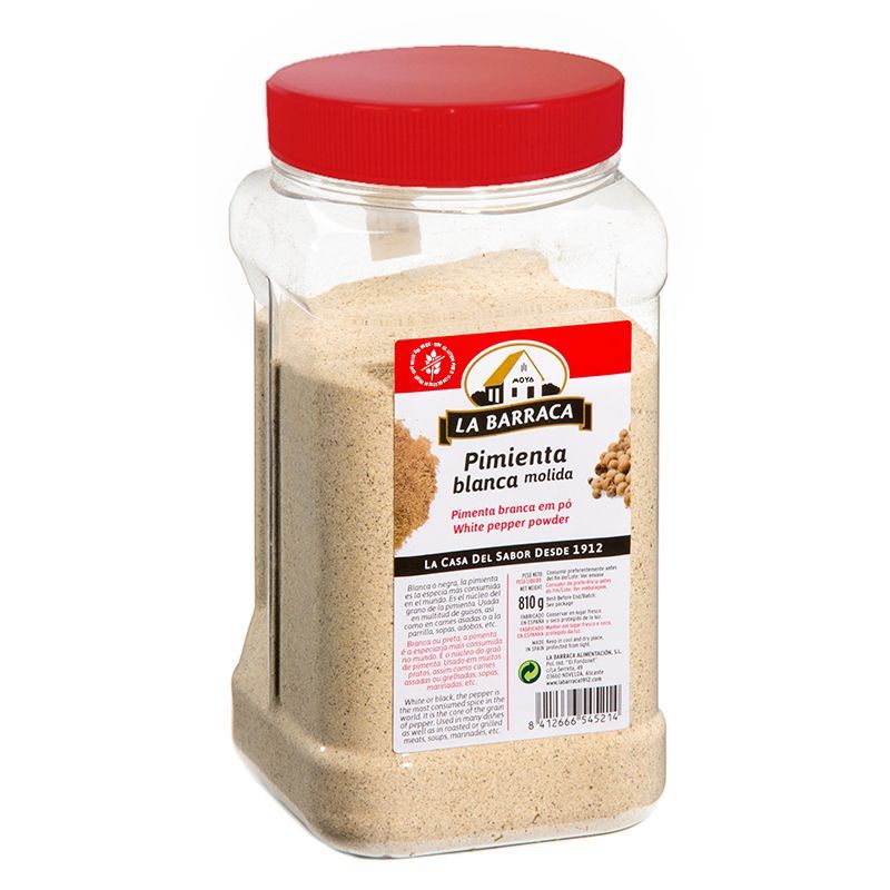 Pimienta Blanca Molida La Barraca 500 ml. 430 gr.