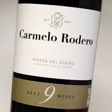Ribera, Tinto Carmelo Rodero Roble 9 meses 2023 75 cl.