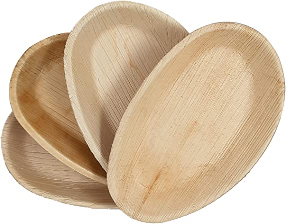 Plato Barco Hoja Palma 30 cm