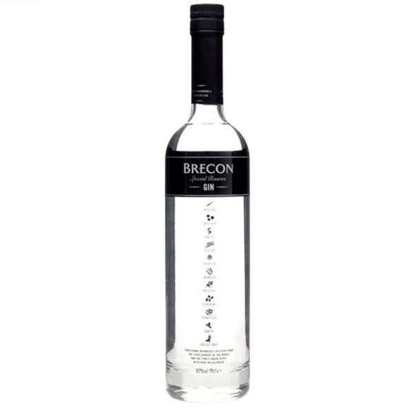 Gin London Reserva BRECON 40º 70 cl. Pais de Gales 10 Botanicos