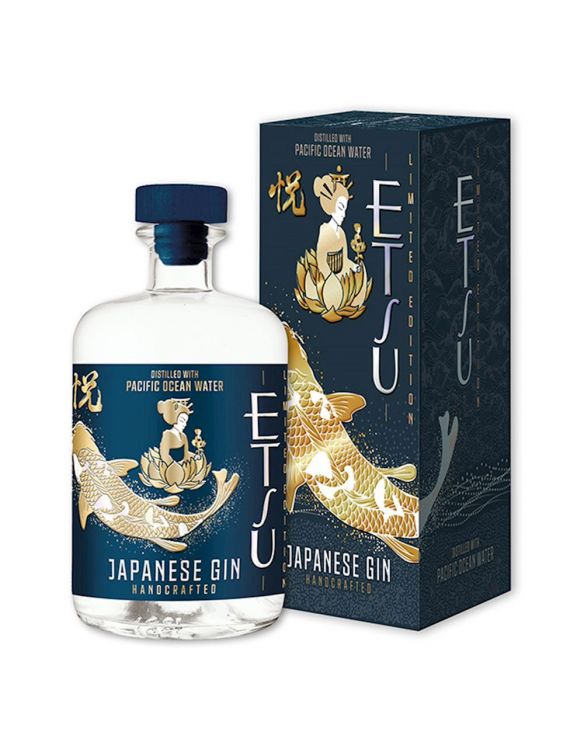 Gin Japonesa ETSU Pacific Ocean Water Estuche