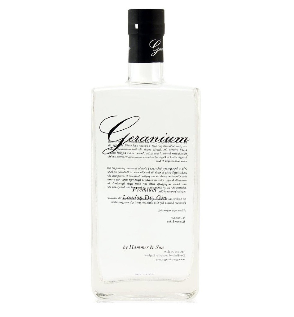 Gin Geranium 44º 70 cl. Inglesa 10 botanicos