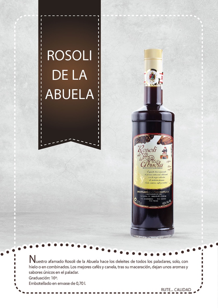 Rosoli Altamirano 500 ml.