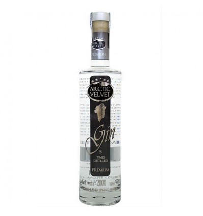 Gin Artic Velvet 70 cl. 5 destilaciones 25 Semillas de cultivo Ecologico