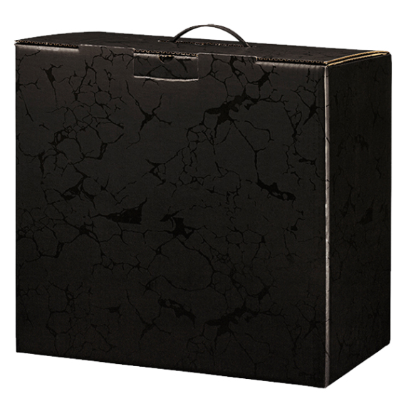 Caja carton Negra 9 b. 386x216x350 Cod.9606N