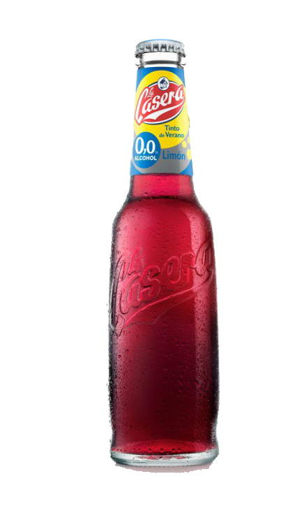 Casera tinto botellin 275 ml. SIN Alcohol 24 u.