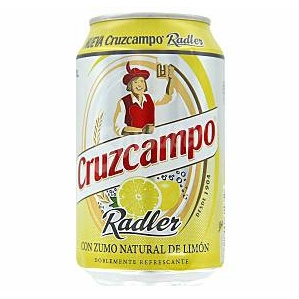 Cerveza Cruzcampo Radler lata 33 cl. 24 u.