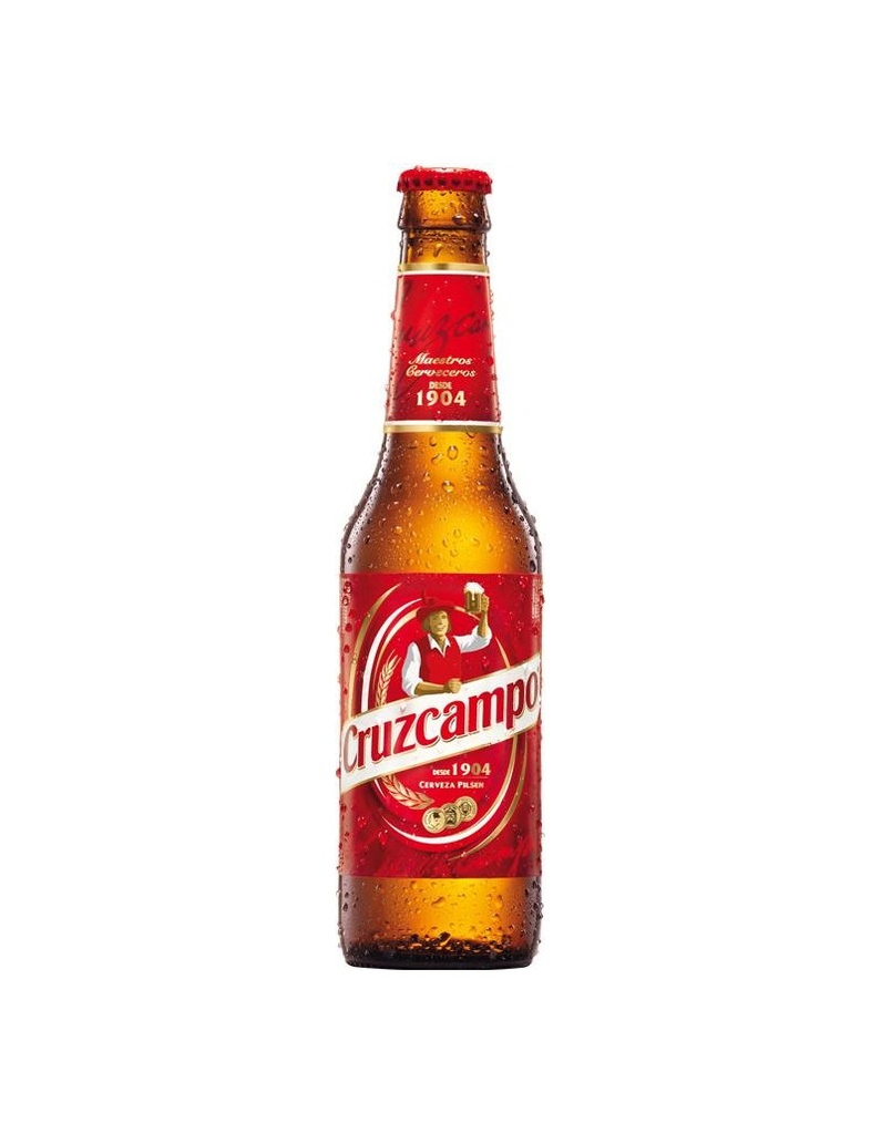 Cerveza Cruzcampo 25 cl. retractil 24 u.