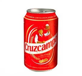 Cerveza Cruzcampo Lata 33 cl. 24 u.